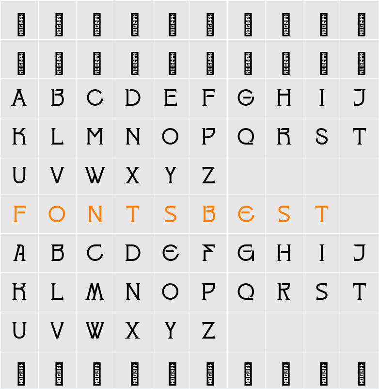 Freva - Demo Version Character Map
