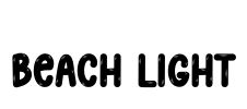 Beach Light Font Image