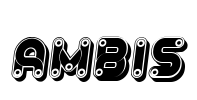 Ambis Font Image