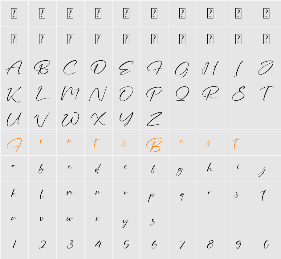 Gerlyonz Jimakes Character Map