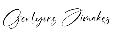 Gerlyonz Jimakes Font Image