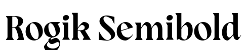 Rogik Semibold