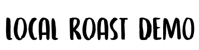 Local Roast DEMO Font Image