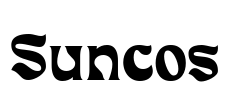 Suncos Font Image