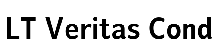 LT Veritas Cond Font Image