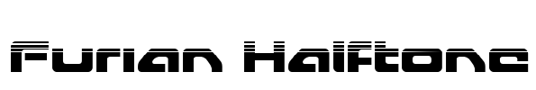 Furian Halftone Font Image