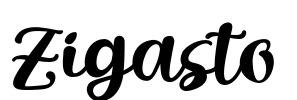 Zigasto Font Image