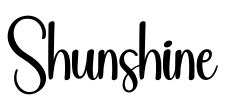 Shunshine Font Image