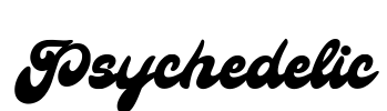 Psychedelic Font Image