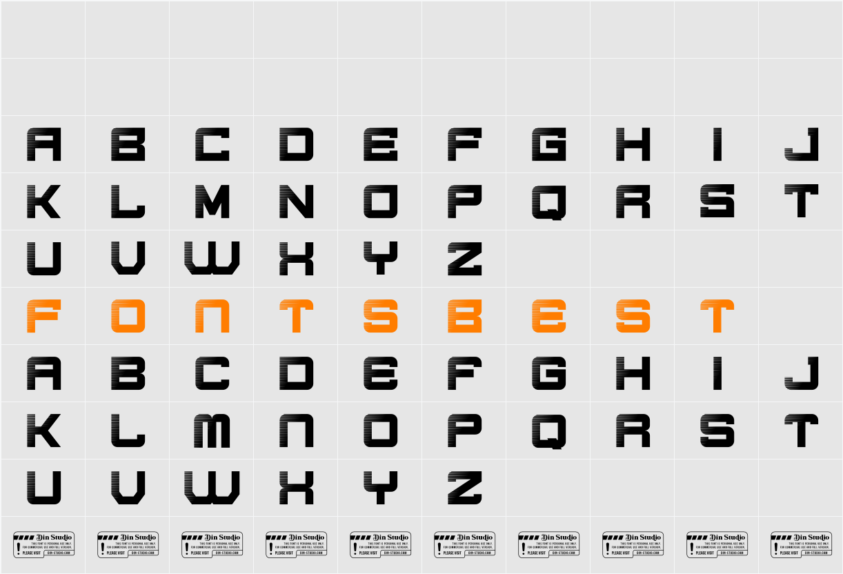 Rockel Character Map