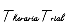 Theraria Trial Font Image