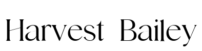 Harvest Bailey Font Image