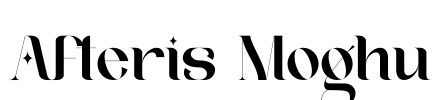 Afteris Moghu Font Image