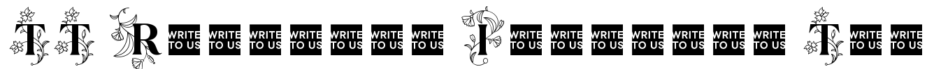 TT Ramillas Initials Trl Font Image