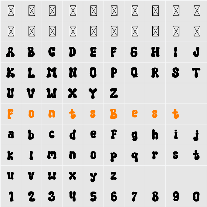 Hony Moon Character Map