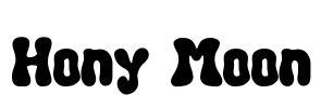 Hony Moon Font Image