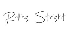 Rolling Stright Font Image