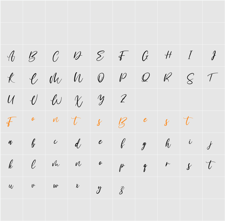 Acrosmyth Free Character Map