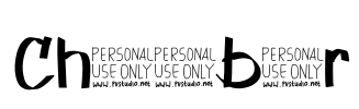 Chamber Font Image