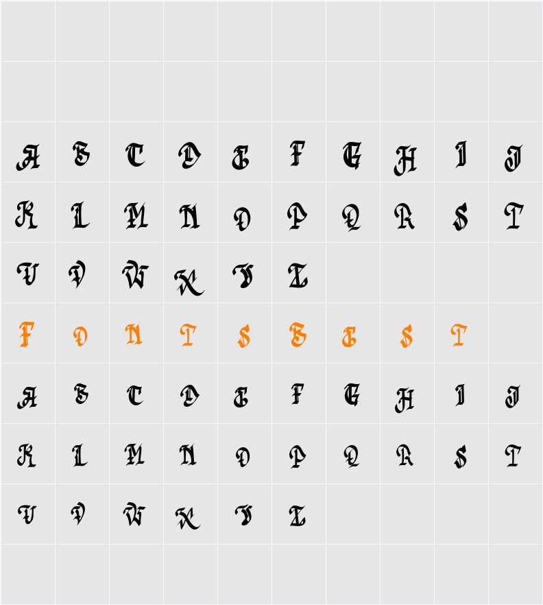 Acude FREE Character Map