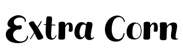 Extra Corn Font Image