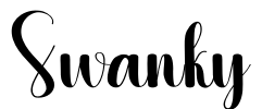 Swanky Font Image