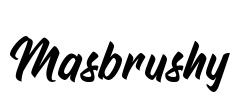 Masbrushy Font Image