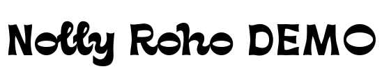 Nolly Roho DEMO Font Image