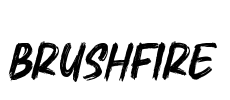 Brushfire Font Image