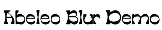Abeleo Blur Demo