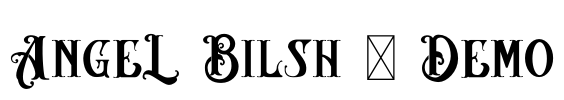 AngeL Bilsh - Demo Font Image