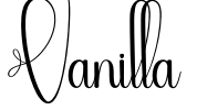 Vanilla Font Image