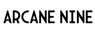 Arcane Nine Font Image