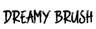 Dreamy Brush Font Image