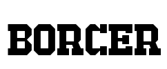Borcer Font Image