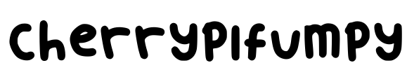 Cherryplfumpy Font Image