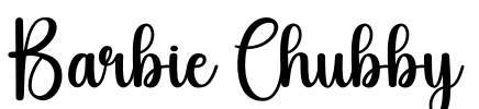 Barbie Chubby Font Image
