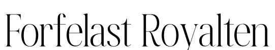Forfelast Royalten Font Image