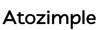 Atozimple Font Image
