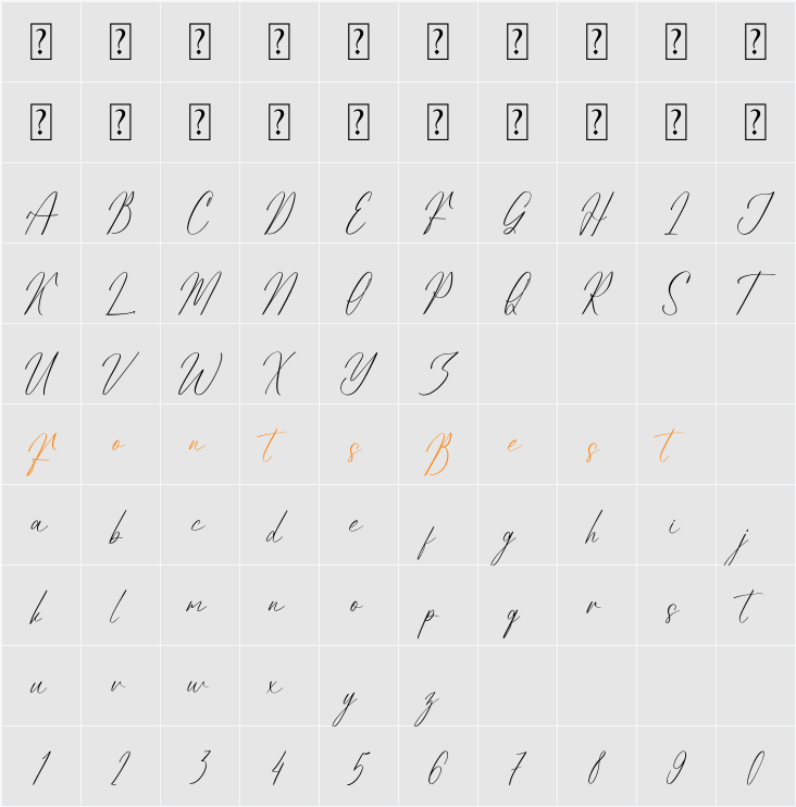 Gloritna Victory Character Map