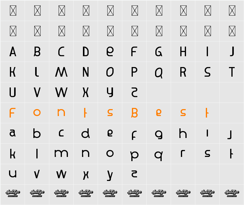 WaveleyDemo Character Map