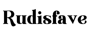 Rudisfave Font Image