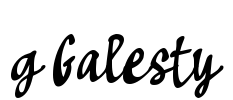 g Galesty Font Image