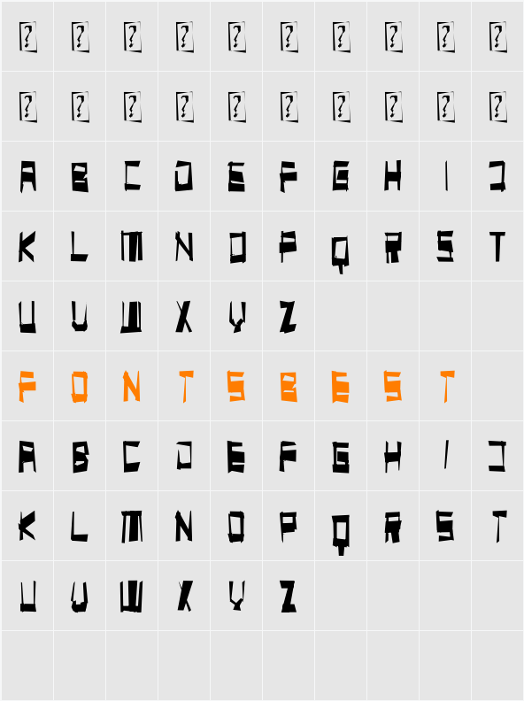 Faqro Pro Break Character Map