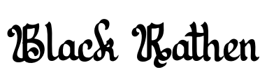 Black Rathen Font Image