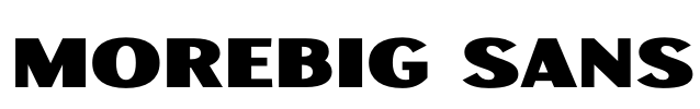 Morebig Sans Font Image