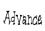 Advance Font Image