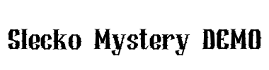 Slecko Mystery DEMO Font Image