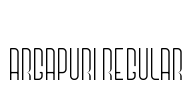 Argapuri Regular Font Image