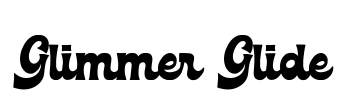 Glimmer Glide Font Image